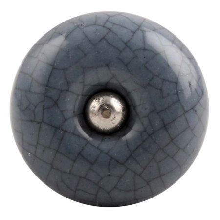 Grey Crackle Ceramic Wine Stopper